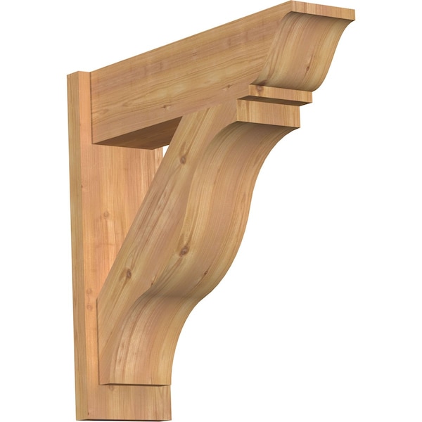 Ekena Millwork Funston Smooth Traditional Outlooker, Western Red Cedar, 7 1/2"W x 26"D x 26"H OUT08X26X26FST01SWR - main